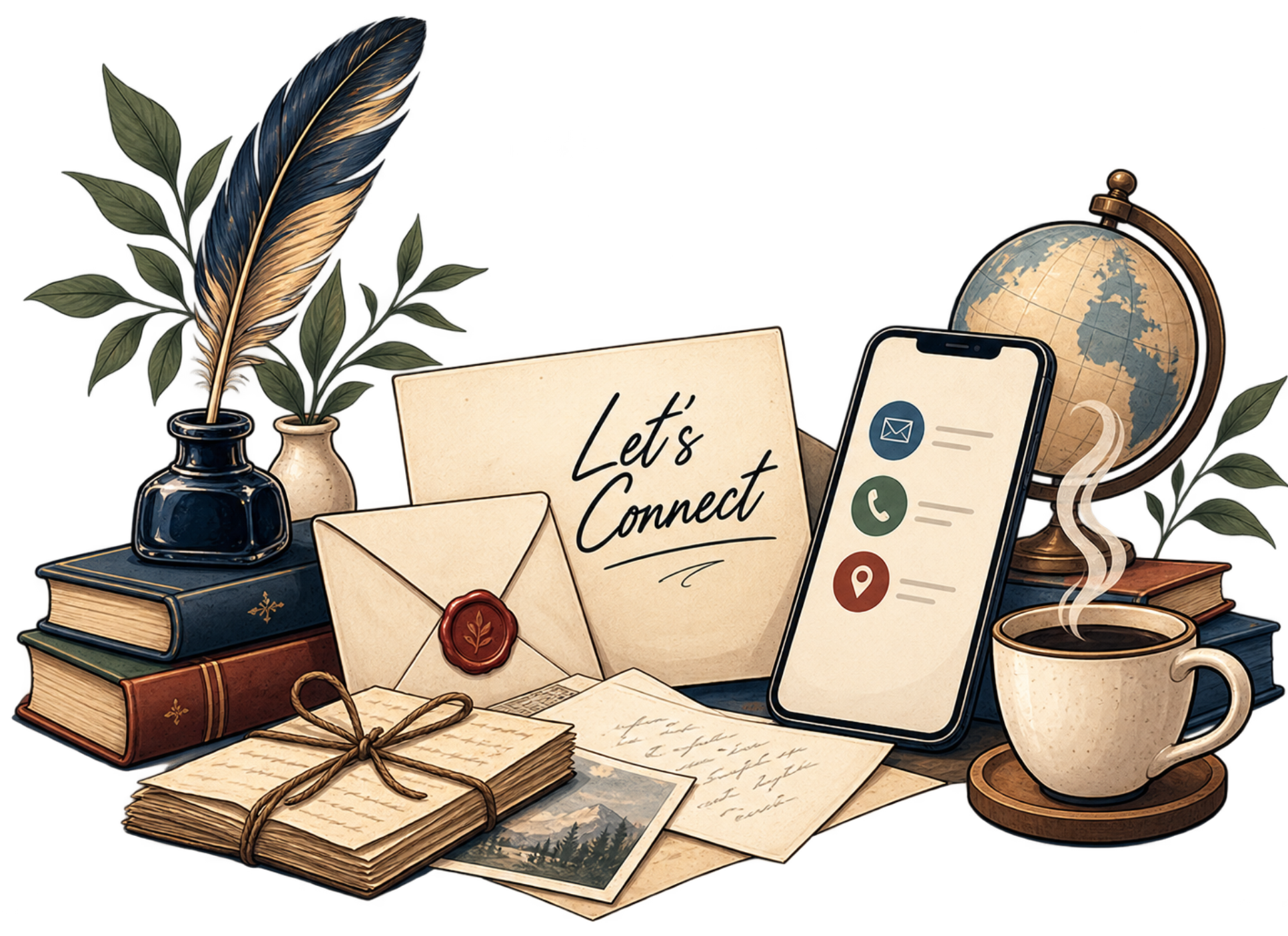 Shahab Khan 'Sifar' writing at his desk